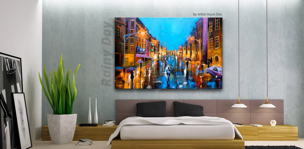 1157x569 Buy Best Bedroom Paintings On Gallerist - Painting For You