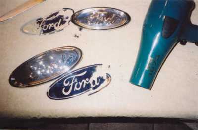 400x263 How To Make Your Own Custom Ford Emblems - Painting Ford Emblems