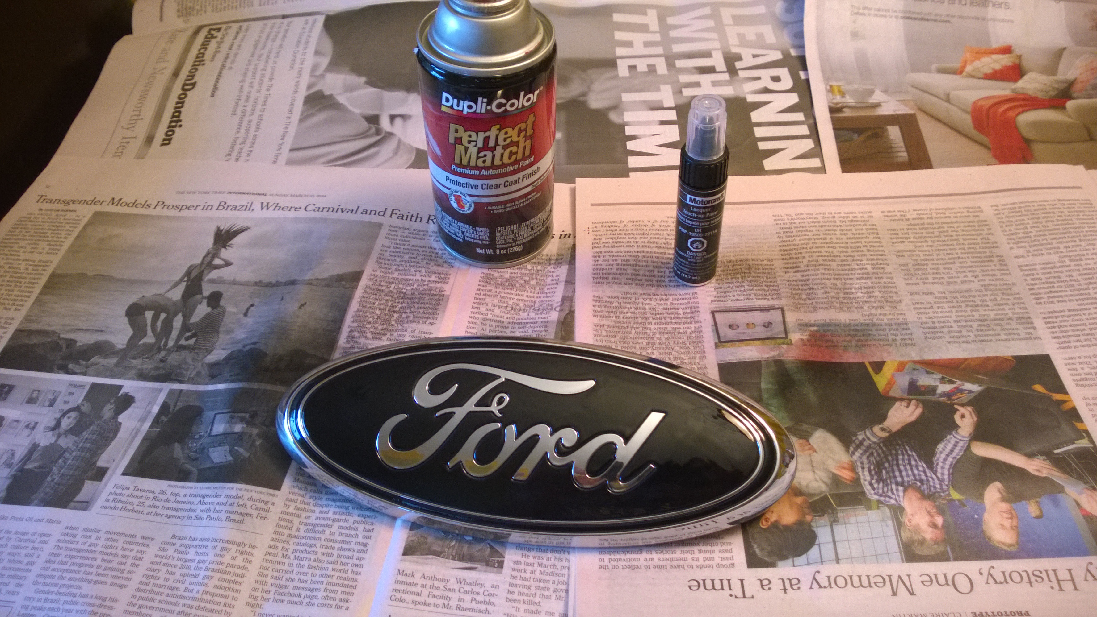 3552x2000 Paint Your Own Emblems - Painting Ford Emblems