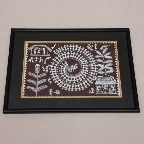 500x500 Warli Painting Frames - Painting Frames