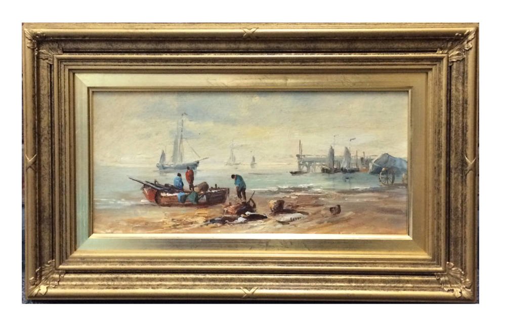 1000x650 Coastal Painting In Period Frame - Painting Frames
