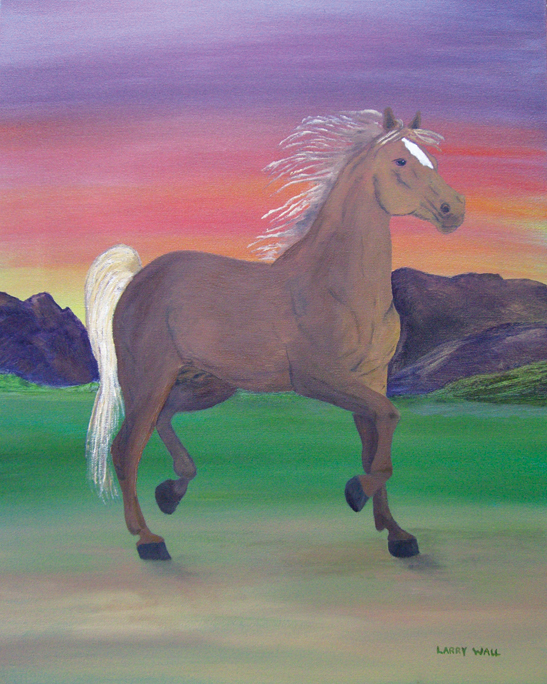 547x684 Horse Painting Freedom Original Oil - Painting Freedom Stallion