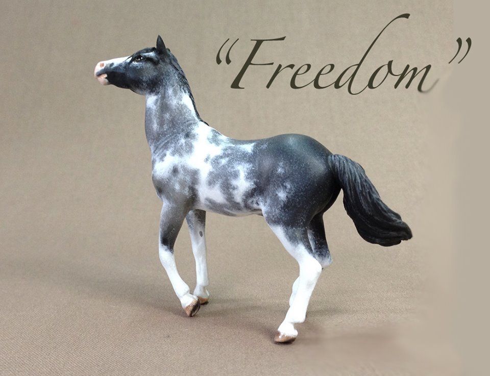 960x737 Inspired By The Tb Stallion Painting Freedom, Stablemate Scale - Painting Freedom Stallion
