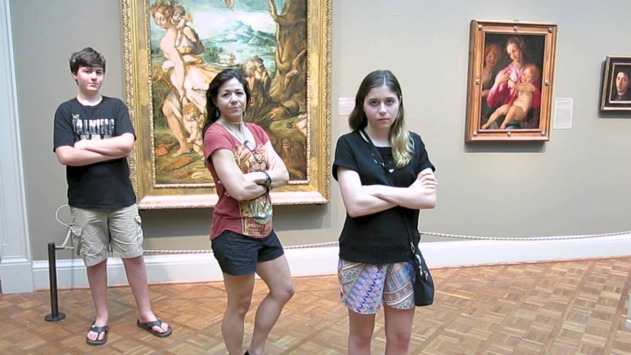 1280x720 Ferris Bueller Museum Scene Recreated By Jordan Pfeifer - Painting From Ferris Buellers Day Off