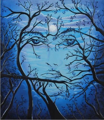 432x500 Kishna Painting - Painting From Nature