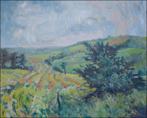 500x400 Linda Jenetti Stunning Landscape Paintings From Ontario Canada - Painting From Nature