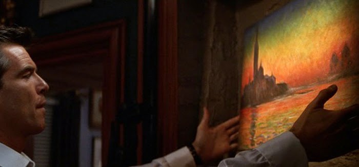 700x326 Travis Simpkins The Thomas Crown Affair (1999) Pierce Brosnan Is - Painting From Thomas Crown Affair