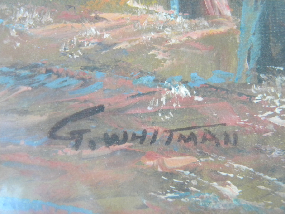 1200x900 G. Whitman Oil Painting, Wow Still In Plastic! Collectors Weekly - Painting G