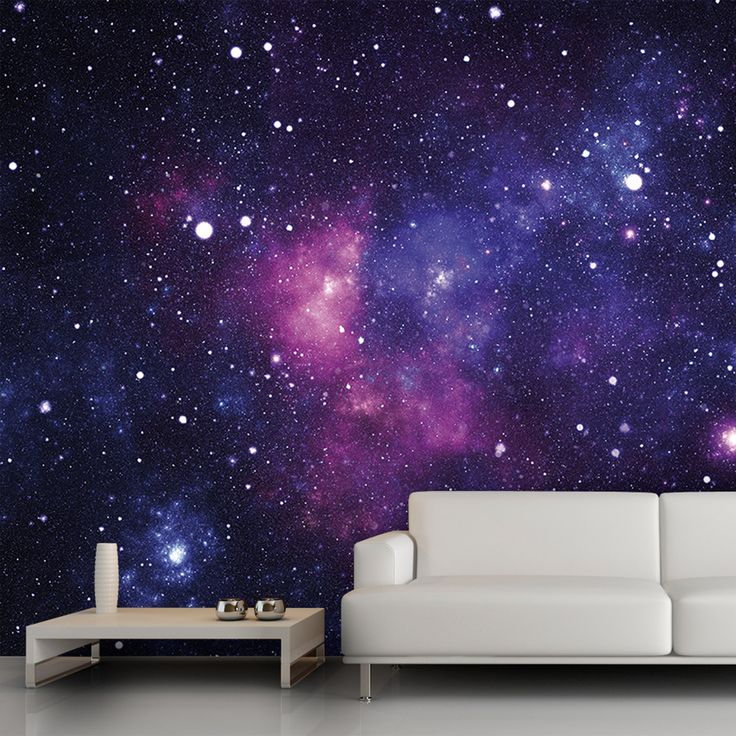 736x736 Galaxy Wall Murals, Wall Decor And Songs - Painting Galaxy On Wall