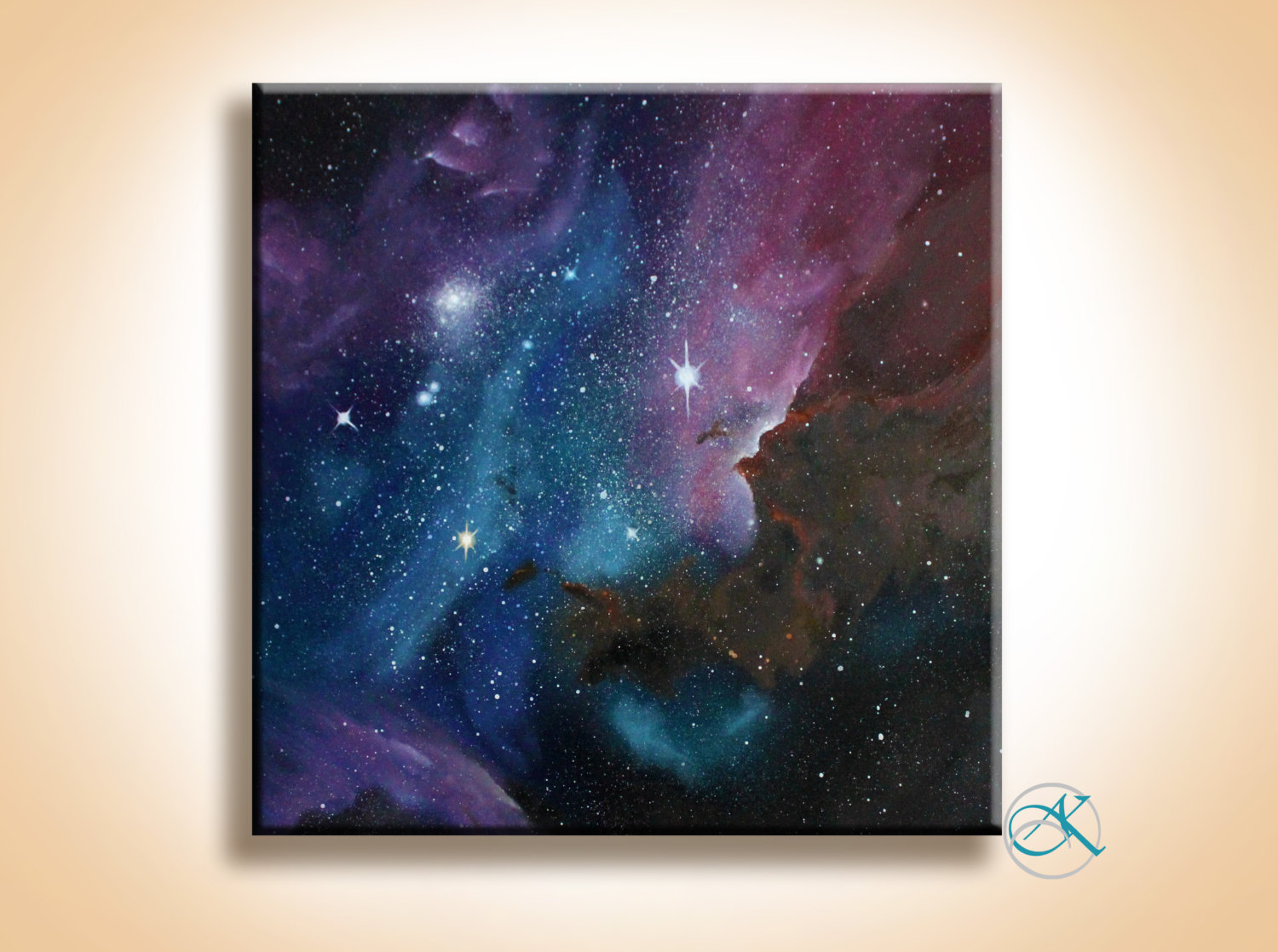 Painting Galaxy On Wall at Explore collection of
