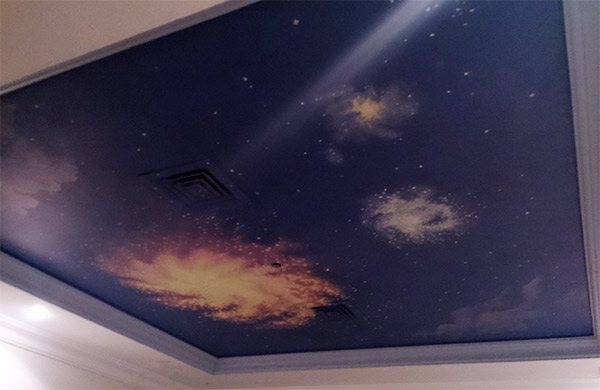 600x390 Wall Paint - Painting Galaxy On Wall
