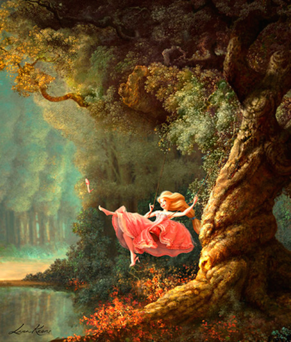 600x706 The Swing How This Naughty 1767 Oil Painting Inspired Disney'S - Painting Girl On Swing