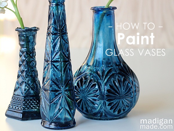 600x450 Painting Glass Vases Adorable Diy Cobalt Painted Glass Video - Painting Glass Vases