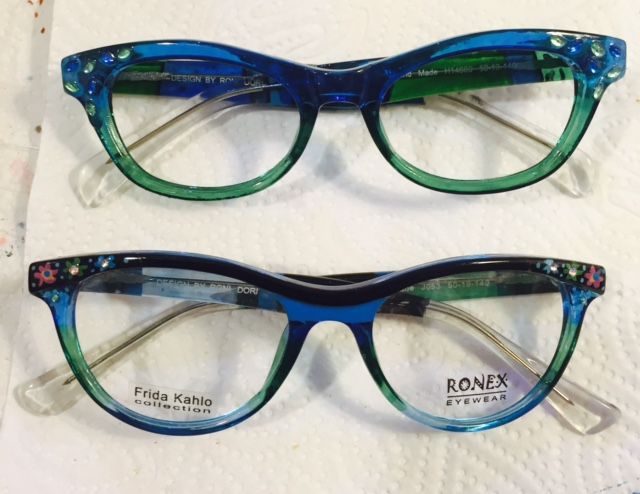 640x494 Two Similar Frame Colors With Two Different Shape Frames Hand - Painting Glasses Frames