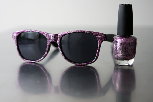 500x333 Fun Projects To Make - Painting Glasses With Nail Polish