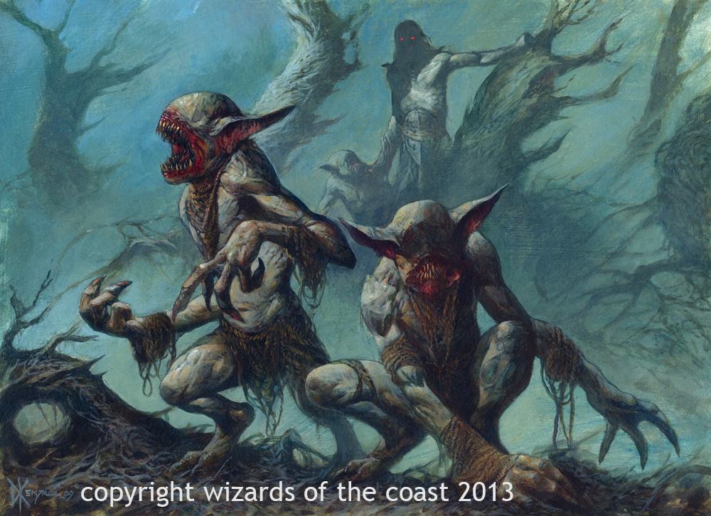 1000x726 Goblin Nulls By Dave Kendall - Painting Goblin