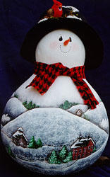 156x250 American Gourd Society How To Paint On A Gourd - Painting Gourds