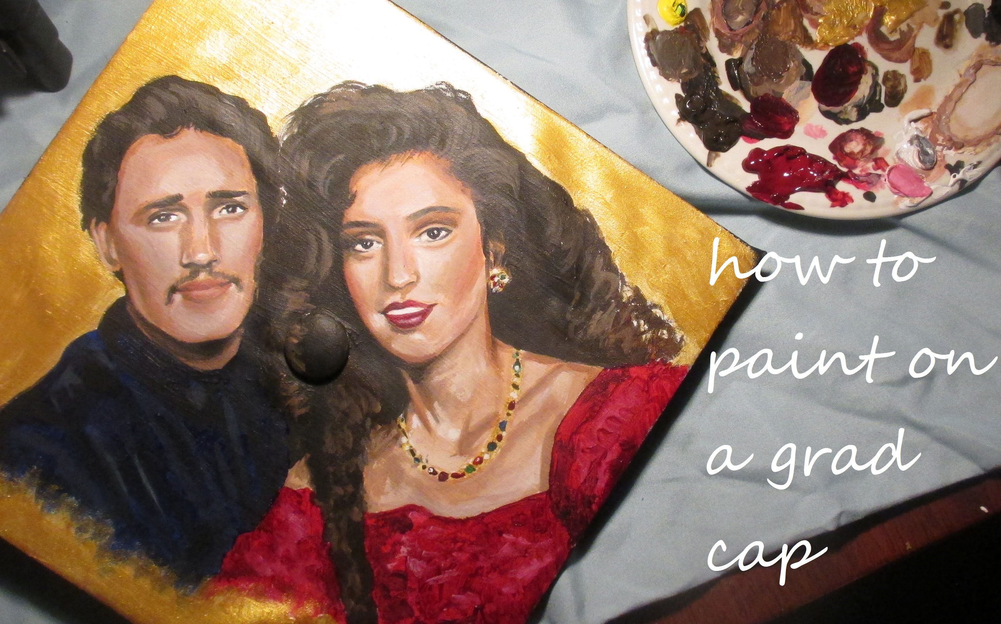 3296x2056 How To Paint On A Grad Cap - Painting Graduation Caps