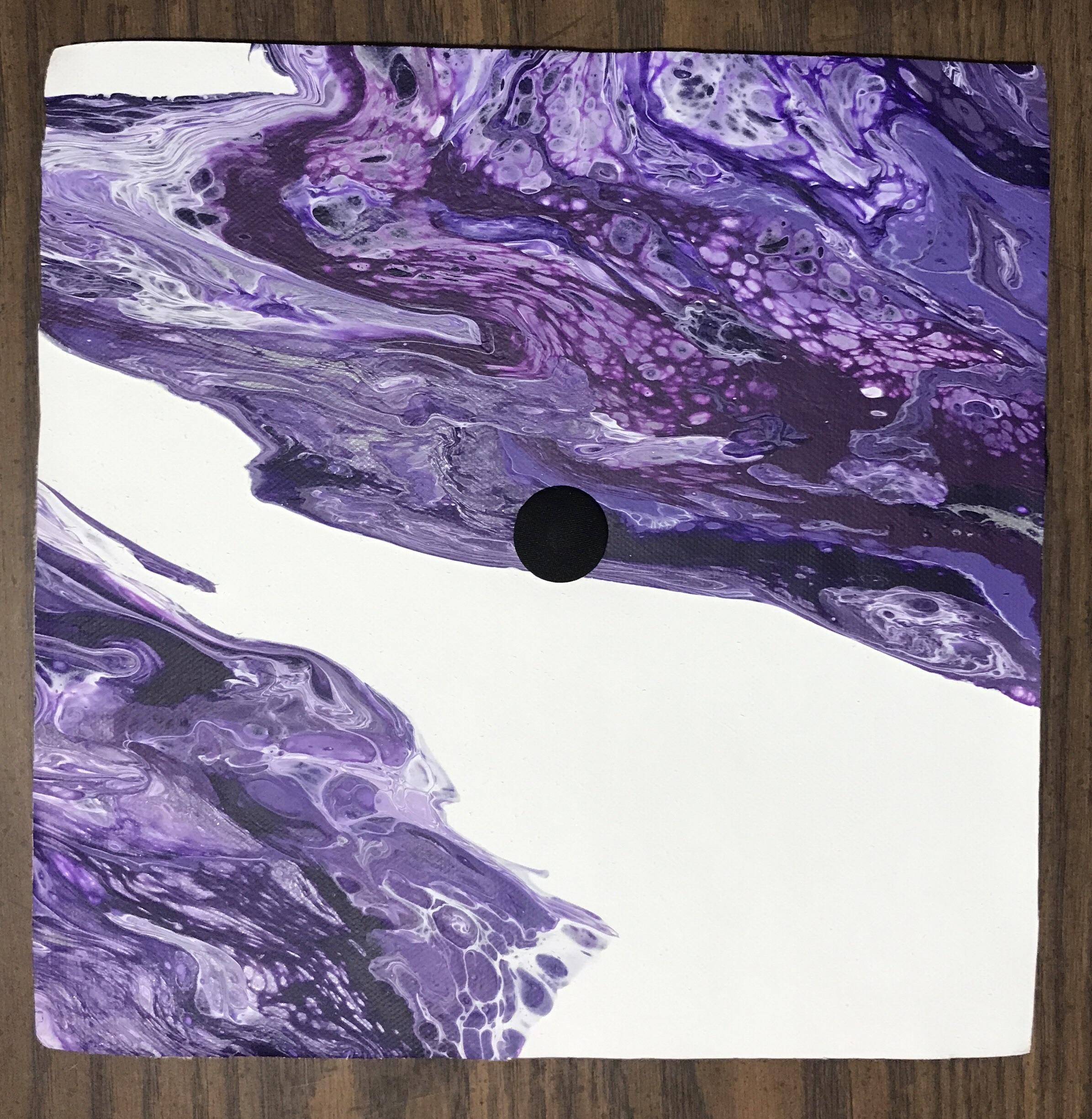 2391x2450 I Did A Pour Painting To Decorate My Graduation Cap. What Do Y'All - Painting Graduation Caps