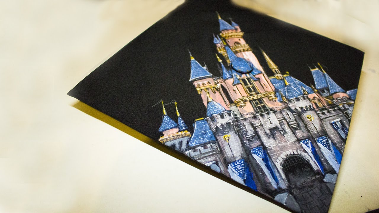 1280x720 Painting A Castle! On A Graduation Cap - Painting Graduation Caps