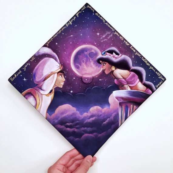 570x570 Custom Hand Painted Graduation Cap - Painting Graduation Caps