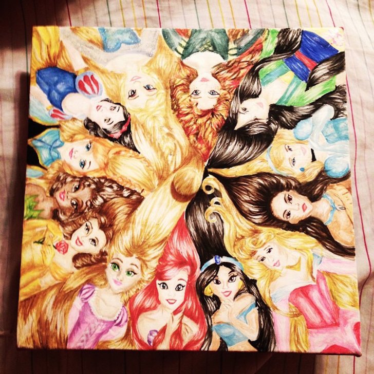 728x728 Disney Princess Graduation Caps Popsugar Smart Living Photo 14 - Painting Graduation Caps