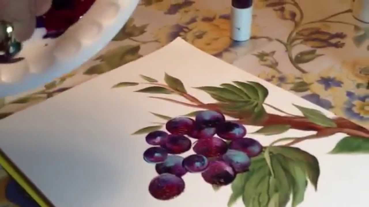 1280x720 Painting Grape Vines For Karen N - Painting Grape