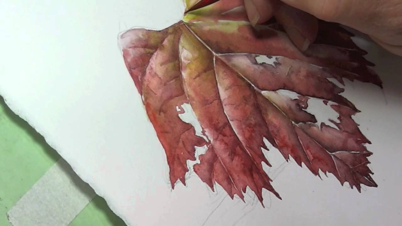 1280x720 Painting Grape Leaves Tip 14 - Painting Grape Leaves