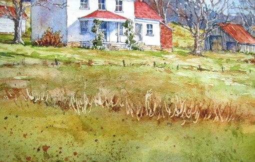 510x323 Everyday Artist 2014 - Painting Grass In Watercolor