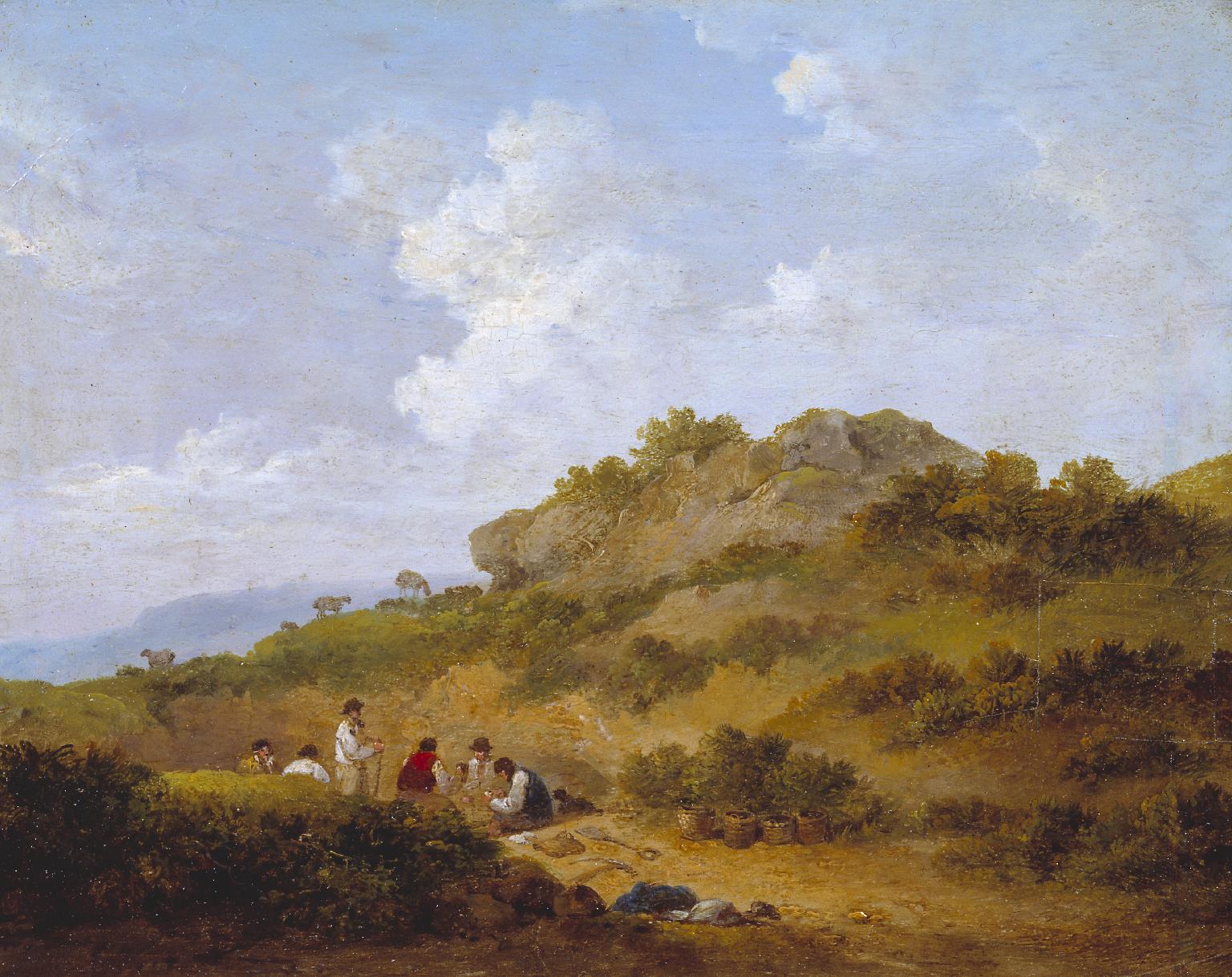 1536x1218 The Gravel Diggers', George Morland Tate - Painting Gravel