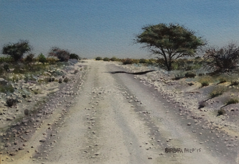 800x550 The Road Ahead Barbara Philip - Painting Gravel
