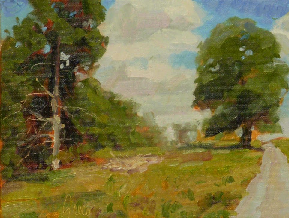 963x725 Christopher Greco On The Gravel Road - Painting Gravel