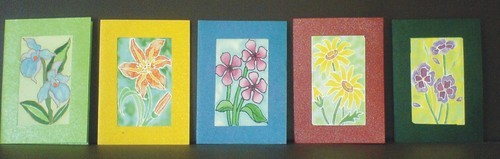 500x159 Handmade Silk Painting - Painting Greeting Cards