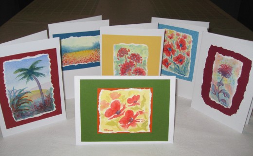 520x321 How To Create Greeting Cards With Original Paintings Holidappy - Painting Greeting Cards