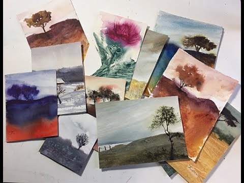 480x360 How To Make Your Own Greeting Cards - Painting Greeting Cards In Watercolor