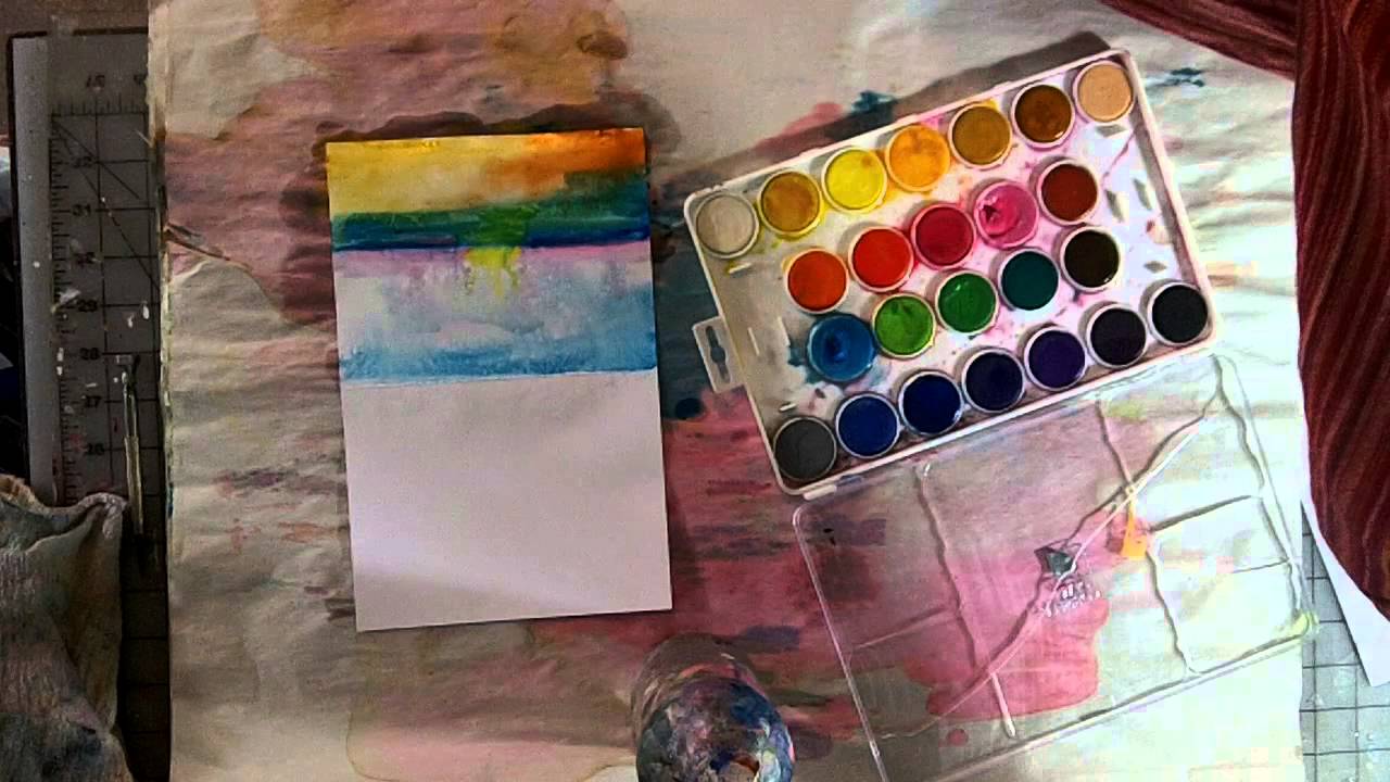 1280x720 Quick Watercolor Greeting Card - Painting Greeting Cards In Watercolor