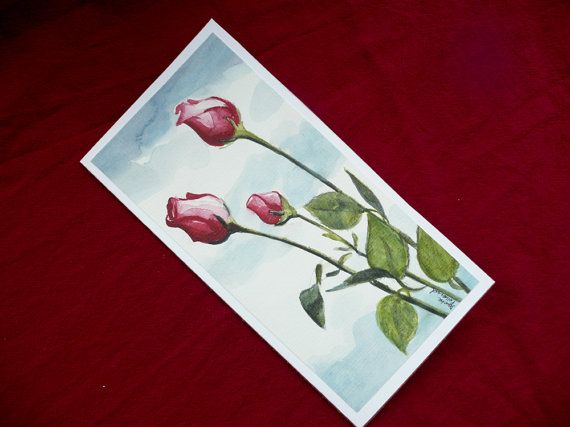 570x427 Greeting Cards Paintings Hand Painted Greeting Card Watercolor - Painting Greeting Cards In Watercolor