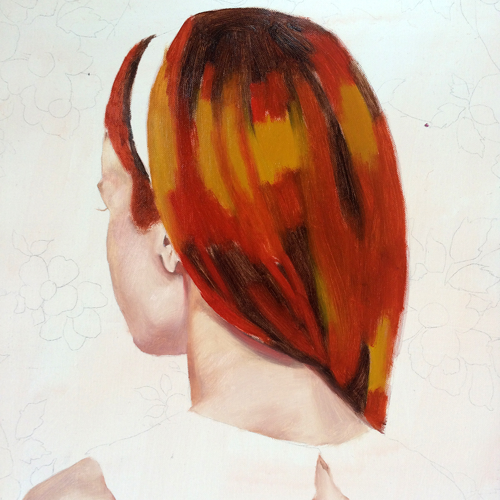 1000x1000 Painting Red Hair In Oil Paint This Page Is Currently Being - Painting Hair