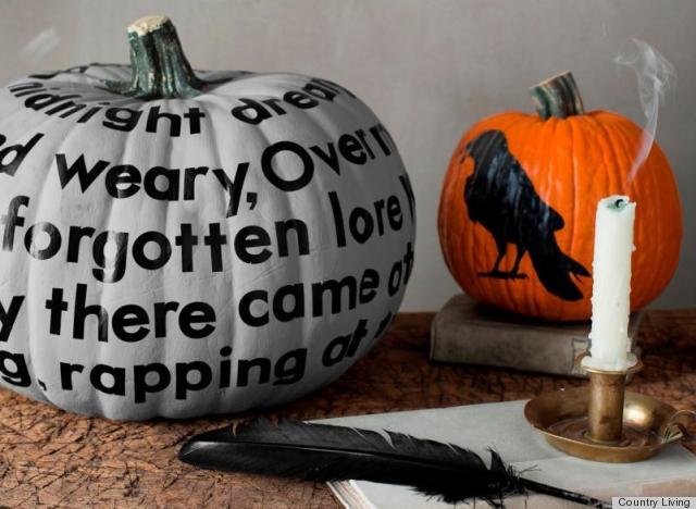 640x468 Halloween Decorations Painted Pumpkins From Country Living Huffpost - Painting Halloween Pumpkins
