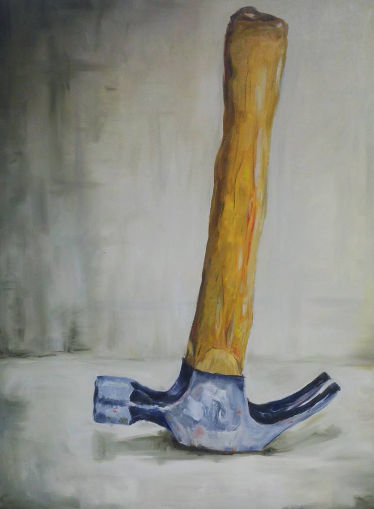 770x1047 Saatchi Art Clunky Hammer Painting By Andrew Hofstetter - Painting Hammer