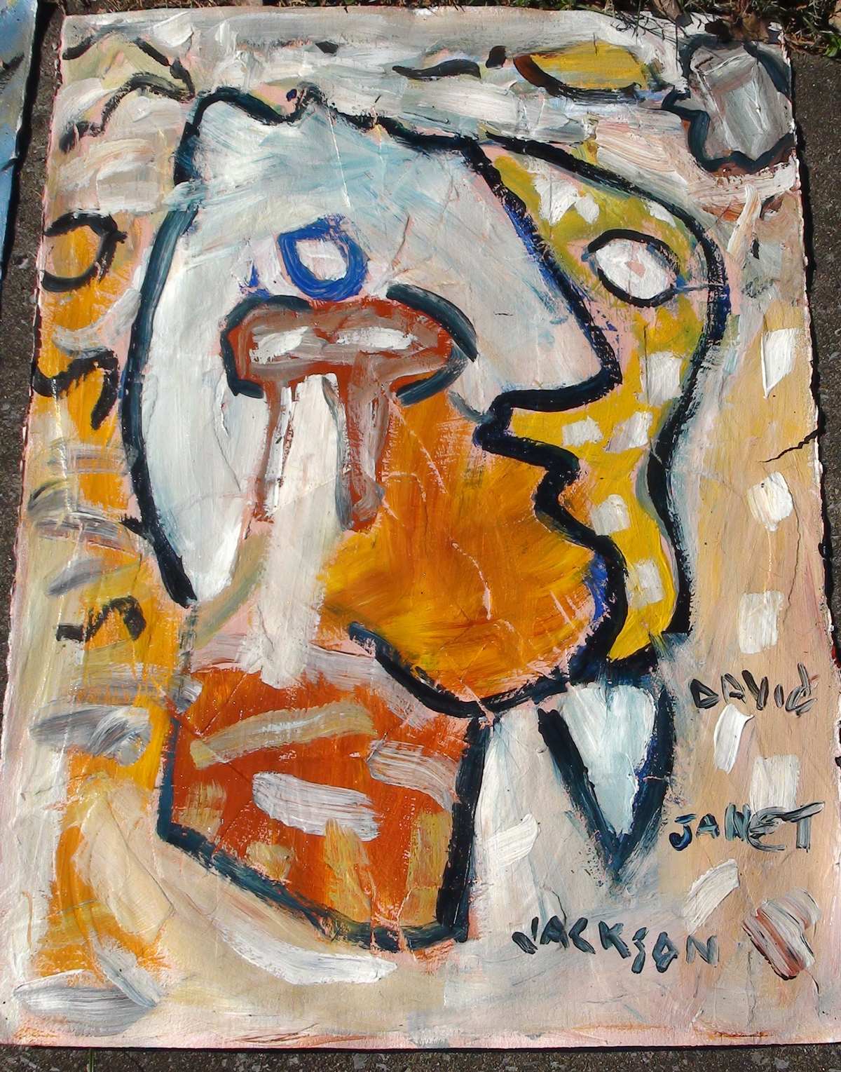 1200x1529 Abstract Hammer Protest Painting Art For Sale Original - Painting Hammer