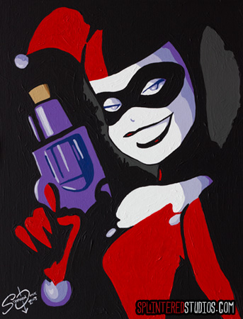 343x450 Harley Quinn Pop Art - Painting Harley Quinn