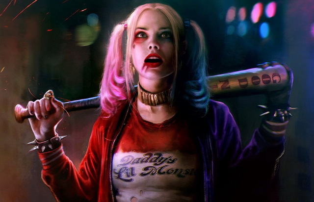 640x412 Free Shipping! Home Art Decor Suicide Squad Harley Quinn Oil - Painting Harley Quinn