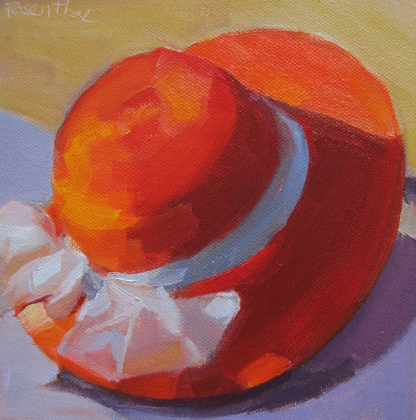 600x605 Robin Rosenthal Art February 2012 - Painting Hat