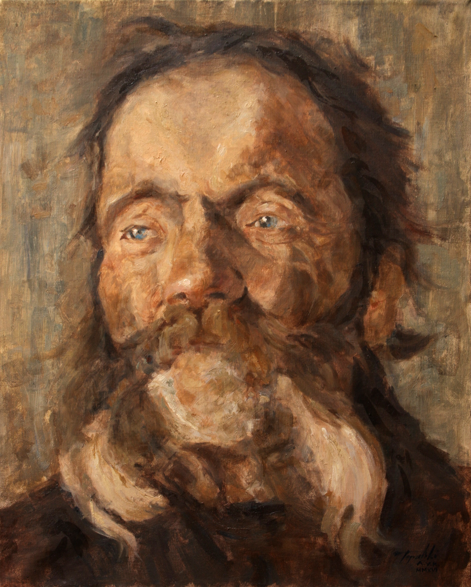 1555x1940 Head Of An Old Man Portrait Oil Painting Fine Arts Gallery - Painting Head