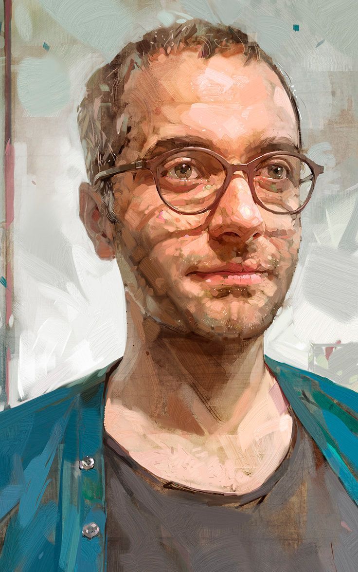 736x1175 Portrait Of Arash - Painting Head