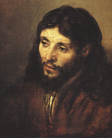 380x467 Rembrandt's Paintings A Realistic Looking Jesus Focus - Painting Head