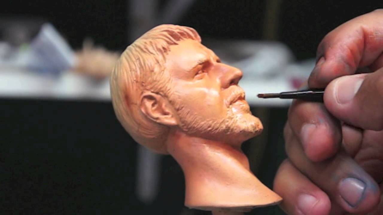 1280x720 Painting A 14 Scale Head - Painting Head