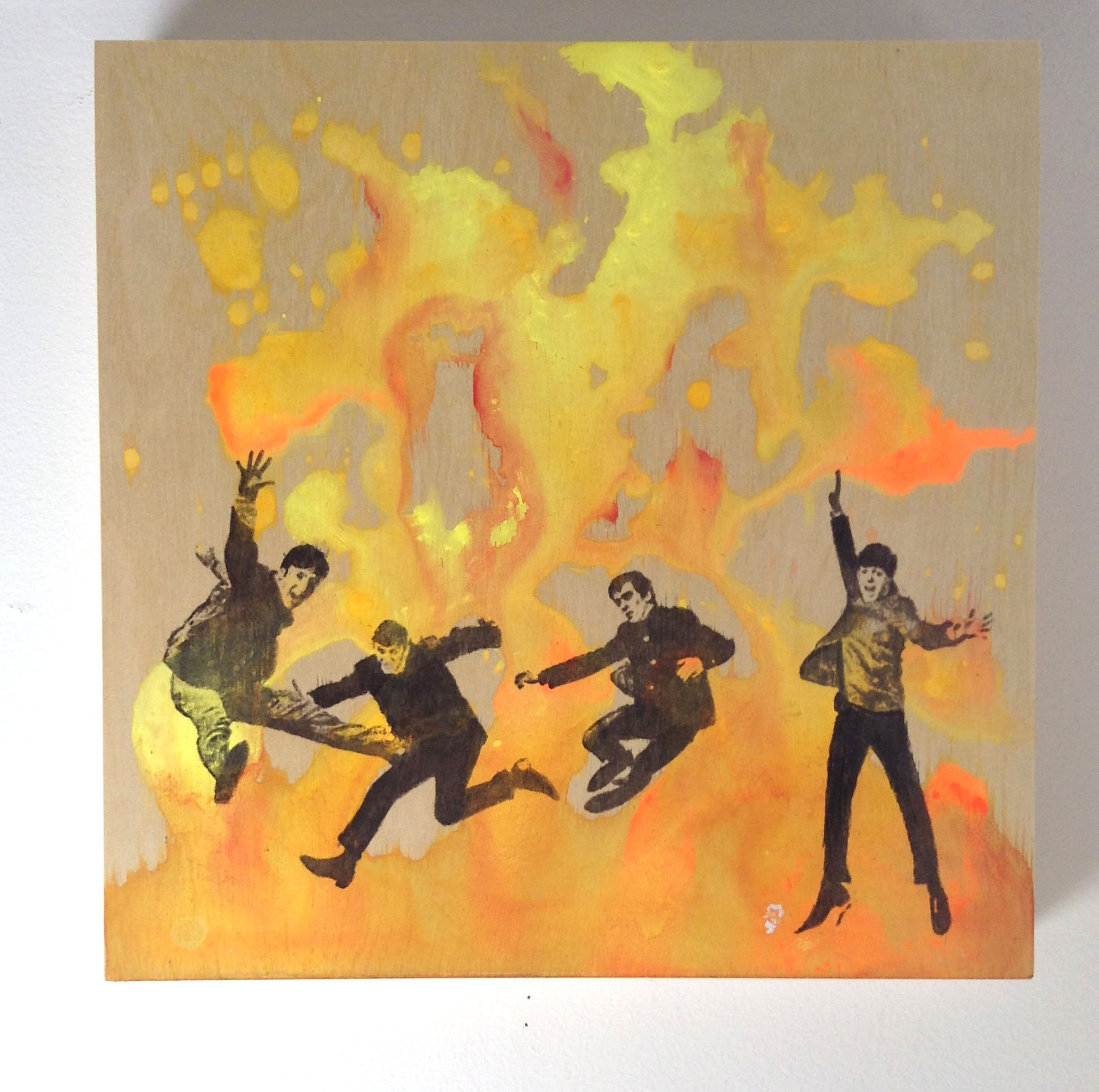 1780x1768 The Beatles Art Painting Help Album Cover Wood Panel 12 X 12 1 - Painting Help