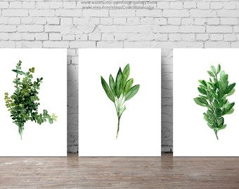 340x270 Herb Painting Etsy - Painting Herbs